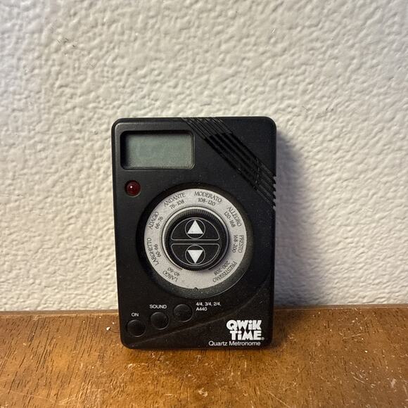 Qwik Time Electronic Quartz Metronome Tested Works Great - Picture 1 of 7